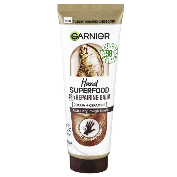 GARNIER Hand Superfood regenerační krém na ruce s kakaem 75 ml