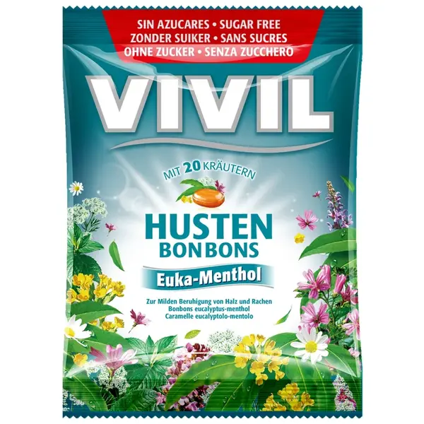 VIVIL Eukalyptus-mentol + 20 druhů bylin  2008 60 g