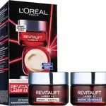 L'ORÉAL PARIS Revitalift Laser X3 denní a noční krém, duopack 2 x 50 ml