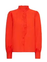 ICHI Blúzka 'IHKARLANI'  ohnivo červená