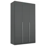 Rauch Möbel ŠATNÍ SKŘÍŇ S OTOČNÝMI DVEŘMI, šedá, 136/229/54 cm