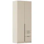 Rauch Möbel ŠATNÍ SKŘÍŇ S OTOČNÝMI DVEŘMI, šampaňská, 91/229/54 cm