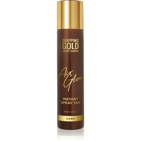 Dripping Gold Air Glow Instant Spray Tan samoopalovací sprej odstín Dark 75 ml