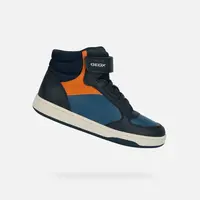 Tmavomodré chlapčenské členkové topánky Geox Maltin