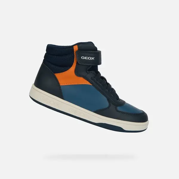 Tmavomodré chlapčenské členkové topánky Geox Maltin