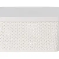 Úložný box s víkem Diamond 3,5 l, černý/bílý