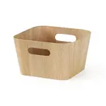 Toro Úložný koš 27 x 27 x 16 cm papír + lepenka 1 ks barva dřeva