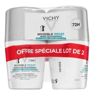 Vichy Invisible Resist 72H antiperspirant Detranspirant 2 x 50 ml