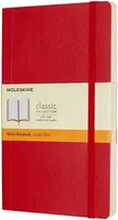 Zápisník Moleskine - měkké desky, L, linkovaný - červený
