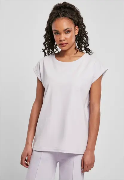 Women's Organic T-Shirt with Extended Shoulder Soft lilac