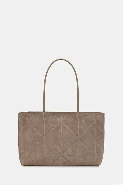 Semišová kabelka Calvin Klein