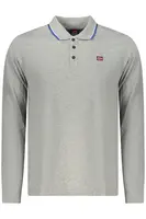 Šedé polokošile s dlouhým rukávem