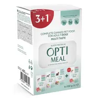 OPTIMEAL™ SET 3+1 №5 kapsičky pre dospelých psov 4x100g (0790)