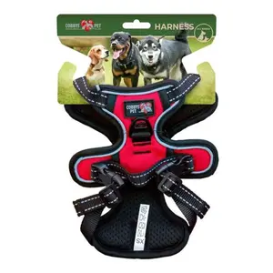 COBBYS PET Postroj profesionálny červený XS 30-45 x 1,5cm