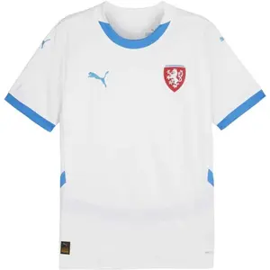 Puma FACR AWAY JERSEY REPLICA Pánska replika futbalového dresu, biela, veľkosť