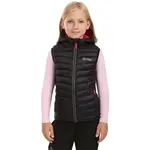 KILPI TOMM Dívčí zateplená vesta, černá, velikost