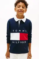 Dětské bavlněné tričko s dlouhým rukávem Tommy Hilfiger