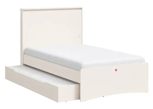 Študentská posteľ 120x200cm s prístelkou vendella - béžová