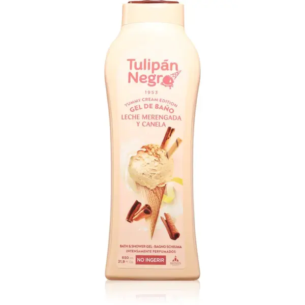 Tulipán Negro Leche Merengada & Canela sprchový gel 650 ml
