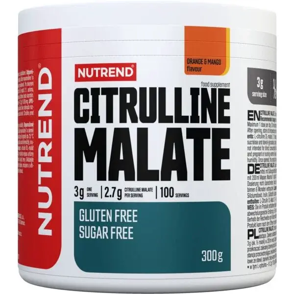 Nutrend CITRULLINE MALATE 300 G POMARANČ + MANGO Aminokyseliny, , veľkosť 300 G