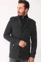 Pánský kabát Dewberry antracitový