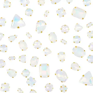 Glass Steel Claw Sew on Rhinestone