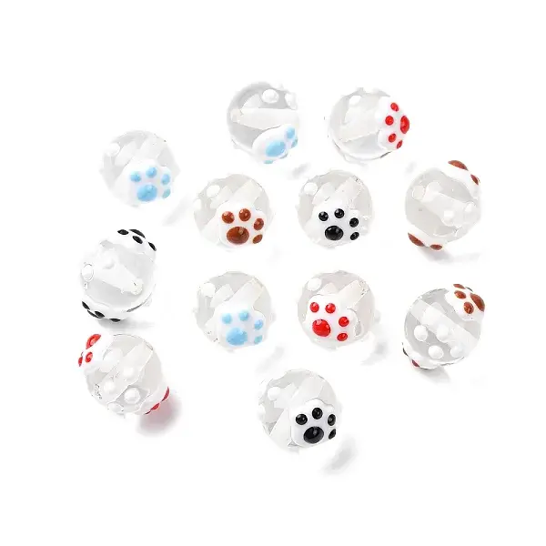 Transparent Resin Enamel Beads