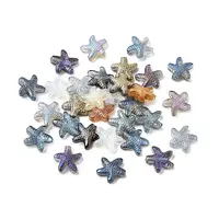 Electroplate Transparent Glass Beads