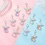 Heart Angel Alloy & Acrylic Pendant Decorations