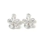 Brass Micro Pave Cubic Zirconia Charms