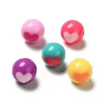 Two Tone Opaque Acrylic Beads