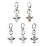 Angel Alloy & Glass Pearl Beads Pendants Decorations
