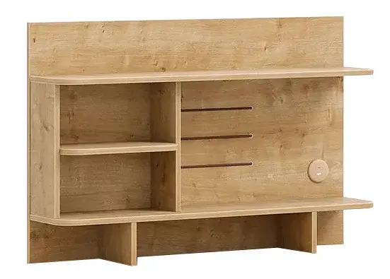 Nástavec na psací stůl s usb cody - dub