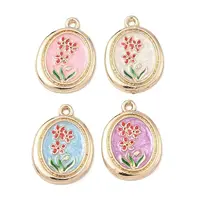 Alloy Enamel Pendants