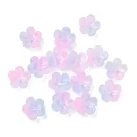 Dyed & Heated Glass Bead Caps