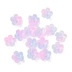 Dyed & Heated Glass Bead Caps