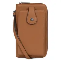 Dámska kabelka na mobil a doklady Hexagona Valeri - koňak