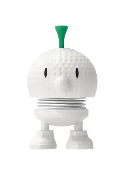 Dekorativní figurka Hoptimist Golf Bumble 5,9 x 7,6 cm bílá barva