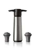 Vakuová pumpa na víno se 2 zátkami Vacu Vin Wine Saver 8,5 x 22,3 x 4,3 cm šedá barva