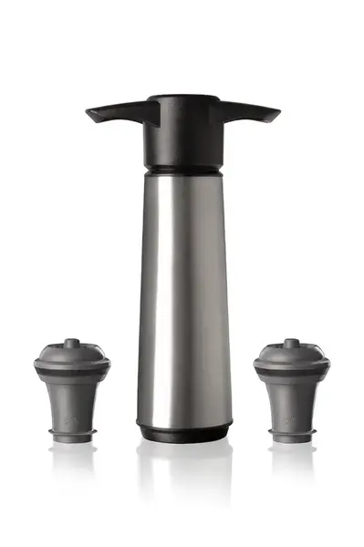 Vakuová pumpa na víno se 2 zátkami Vacu Vin Wine Saver 8,5 x 22,3 x 4,3 cm
