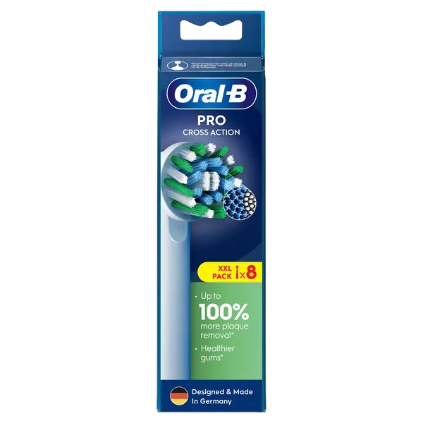 ORAL-B Pro Cross Action Kartáčkové hlavy 8 ks
