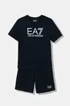 Dětská bavlněná souprava EA7 Emporio Armani