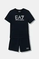 Dětská bavlněná souprava EA7 Emporio Armani