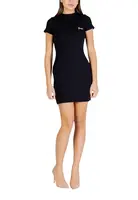 Guess čierne šaty s krátkym rukávom