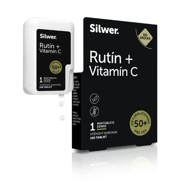 Silwer Rutín + Vitamín C, minitablety v dvojbalení