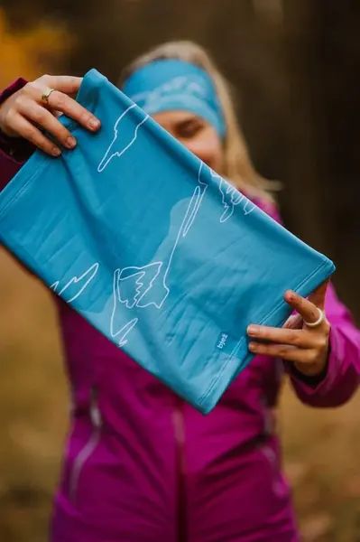 Bjež STORM HORIZON tyrkysová Nákrčník