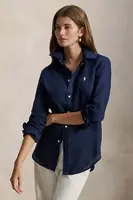 Lněná košile Polo Ralph Lauren