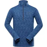 ALPINE PRO QAD Pánský sportovní svetr, modrá, velikost