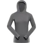 ALPINE PRO IZARA Dámská sportovní mikina, šedá, velikost