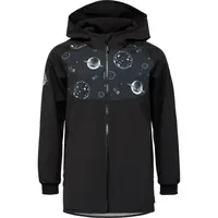 UNUO BASIC Dětská softshellová bunda, černá, velikost 146-152